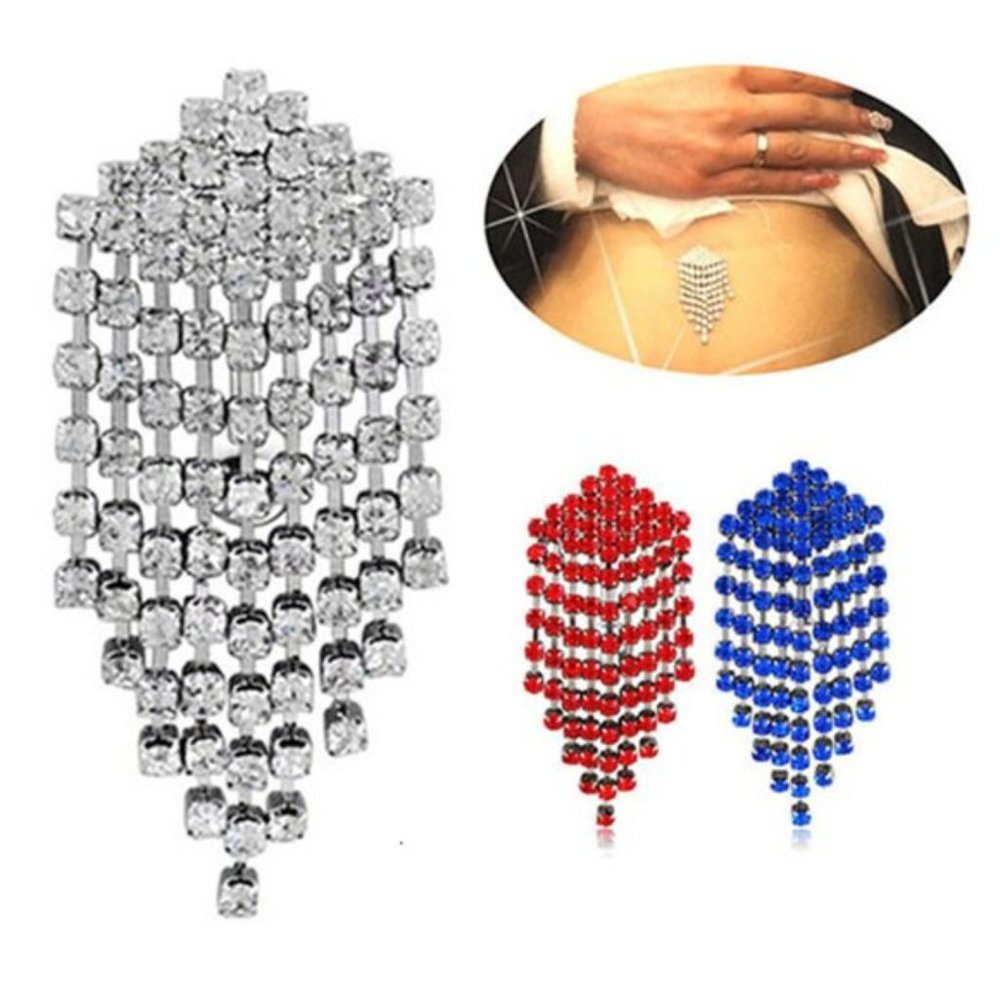 Navel Piercing ~ Dangling ~ Crystals ~ 2 Colors